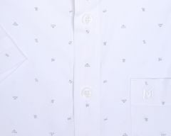 Áo sơ mi nam ngắn tay họa tiết A1MN468T2-CNIN575-2608-N