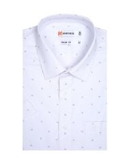 Áo sơ mi nam ngắn tay họa tiết A1MN468T2-CNIN575-2608-N