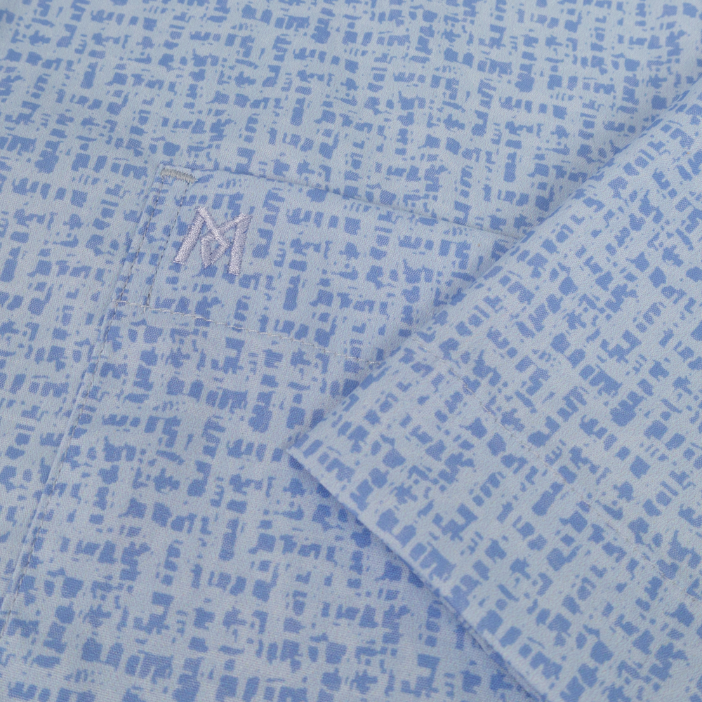 Áo sơ mi nam ngắn tay họa tiết A1MN468T2-CNIN619-2609-N