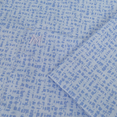 Áo sơ mi nam ngắn tay họa tiết A1MN468T2-CNIN619-2609-N