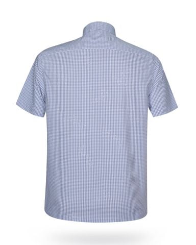 Áo sơ mi nam ngắn tay caro A1MN498T2-CNCR553-2607-N
