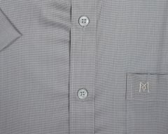 Áo sơ mi nam ngắn tay caro A1MN498T2-CNCR595-2608-N