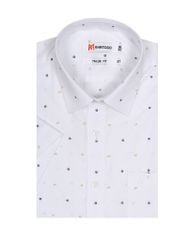 Áo sơ mi nam ngắn tay họa tiết A1MN498T2-CNIN474-2603-N