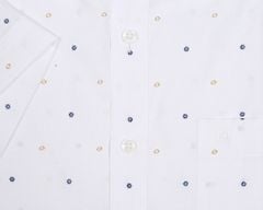 Áo sơ mi nam ngắn tay họa tiết A1MN498T2-CNIN474-2603-N