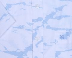 Áo sơ mi nam ngắn tay họa tiết A1MN498T2-CNIN475-2603-N
