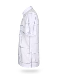 Áo sơ mi nam ngắn tay họa tiết A1MN498T2-CNIN476-2603-N