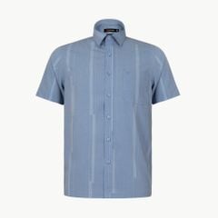 Áo sơ mi nam ngắn tay họa tiết A1MN498T2-CNIN660-2611-N