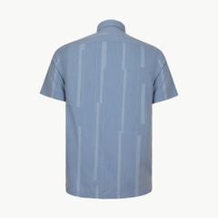 Áo sơ mi nam ngắn tay họa tiết A1MN498T2-CNIN660-2611-N