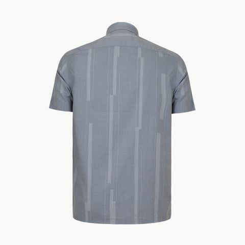 Áo sơ mi nam ngắn tay họa tiết A1MN498T2-CNIN661-2611-N