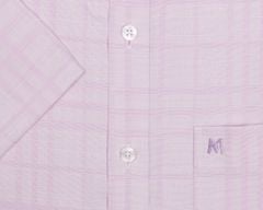 Áo sơ mi nam ngắn tay kẻ caro A1MN538T1-CNCR117-2010-N
