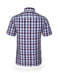 Áo sơ mi nam ngắn tay kẻ caro A1MN538T2-CNCR165-2305-N