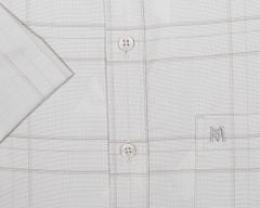 Áo sơ mi nam ngắn tay kẻ caro A1MN538T2-CNCR365-2505-N