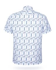 Áo sơ mi nam ngắn tay họa tiết A1MN538T2-CNIN320-2504-N