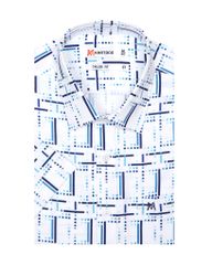 Áo sơ mi nam ngắn tay họa tiết A1MN538T2-CNIN320-2504-N