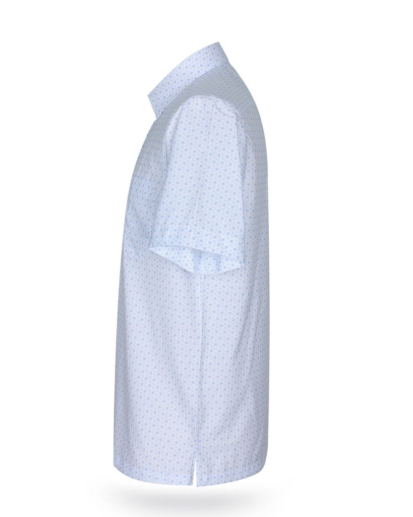 Áo sơ mi nam ngắn tay họa tiết A1MN538T2-CNIN326-2504-N