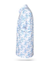 Áo sơ mi nam ngắn tay họa tiết A1MN538T2-CNIN337-2504-N