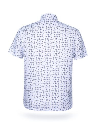 Áo sơ mi nam ngắn tay họa tiết A1MN538T2-CNIN343-2504-N