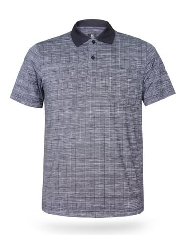 Áo thun nam polo kẻ caro A2MN398R2-CNCR448-2511-N