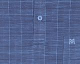  Áo thun polo nam Khatoco màu xanh mã A2MN398R2-CNCR449-2511-N 