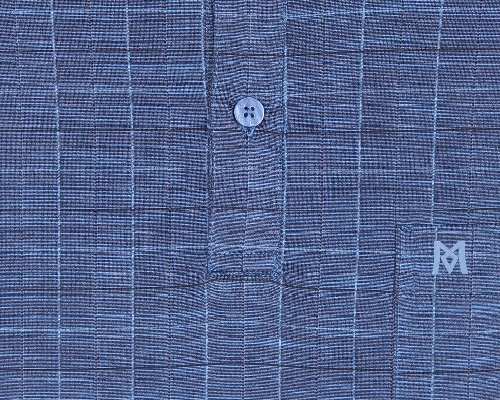 Áo thun Polo nam kẻ caro A2MN398R2-CNCR449-2511-N