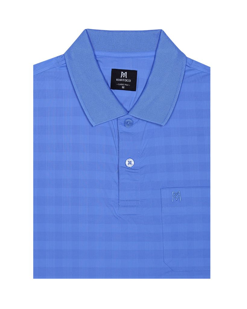 Áo thun Polo nam kẻ caro A2MN398R2-VNCR277-2412-N
