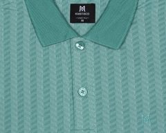 Áo thun nam polo kẻ sọc A2MN398R2-VNSC211-2411-N
