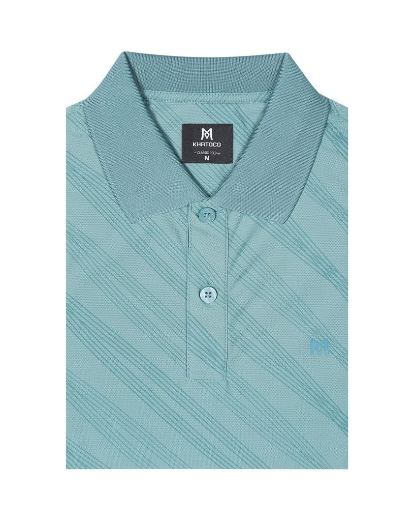 Áo thun Polo nam họa tiết A2MN418R2-VNIN489-2603-N