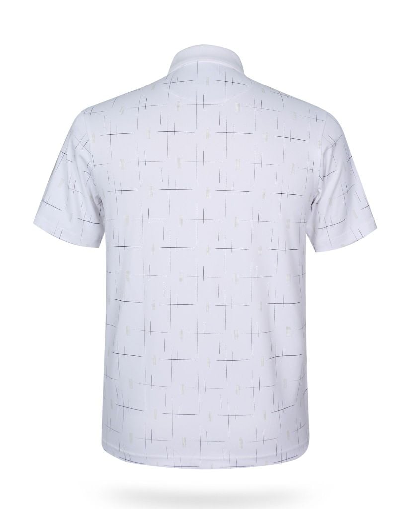 Áo thun polo nam họa tiết A2MN438R2-CNIN636-2610-N