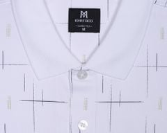 Áo thun polo nam họa tiết A2MN438R2-CNIN636-2610-N