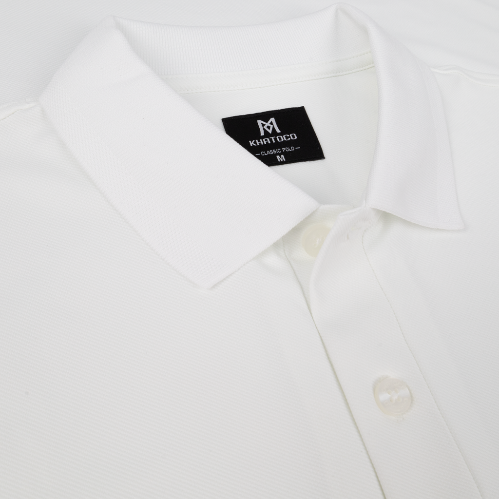 Áo thun Polo nam trắng A2MN438R2-CNTR683-2701-N