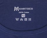  Áo thun nam Khatoco cơ bản màu xanh navy A3MN140R2-VNMA027-2010-N 