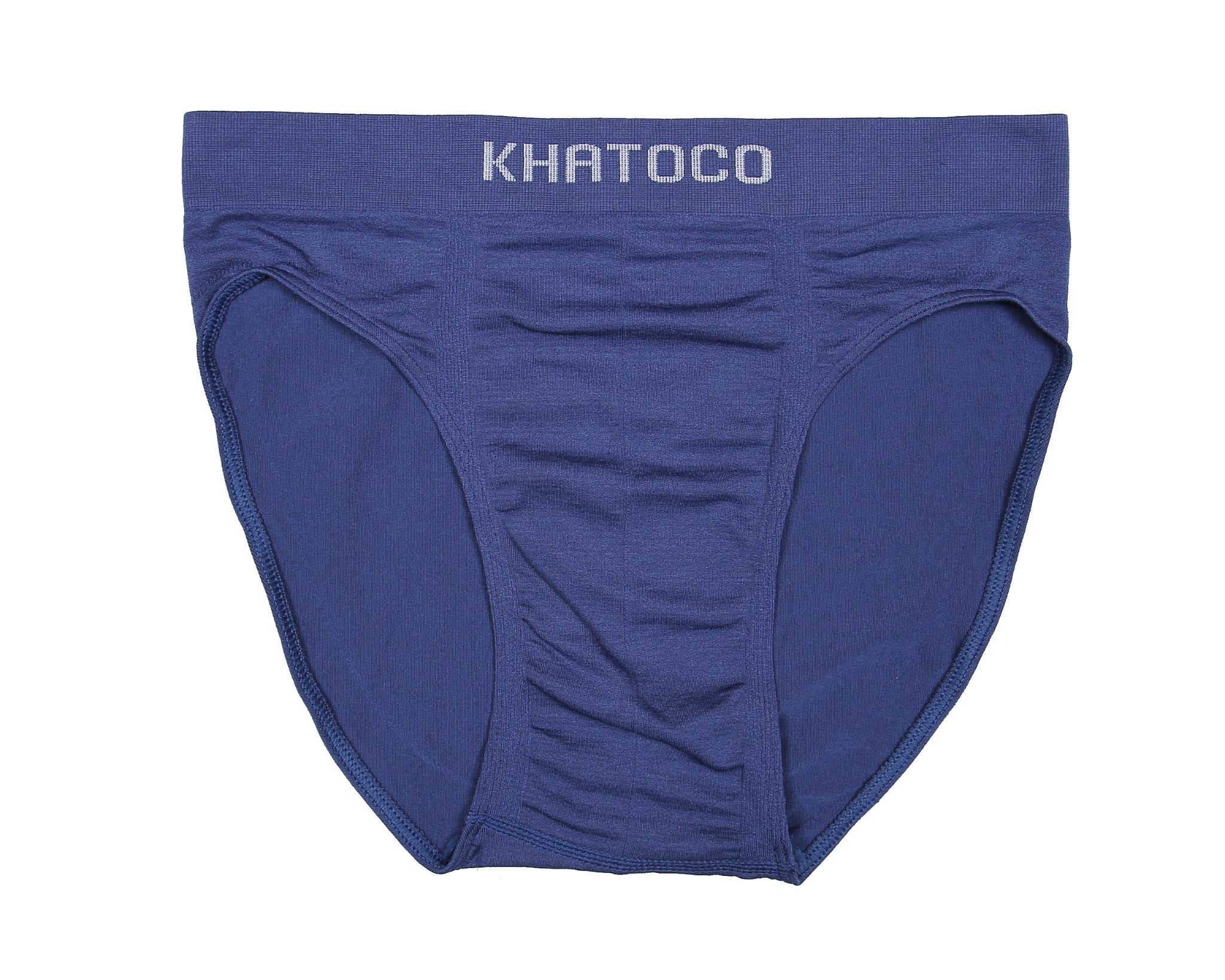  Quần lót nam brief Khatoco màu trơn xanh mã Q4M098R0-VNMA045-2411-T 
