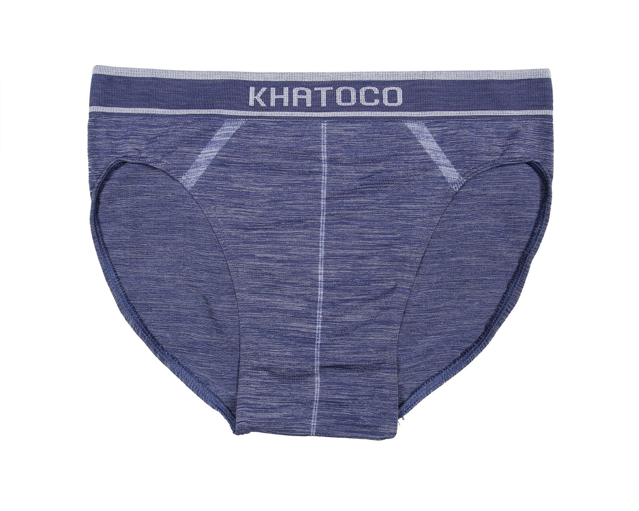  Quần lót nam brief Khatoco màu trơn tím xanh mã Q4M098R0-VNMA050-2411-T 