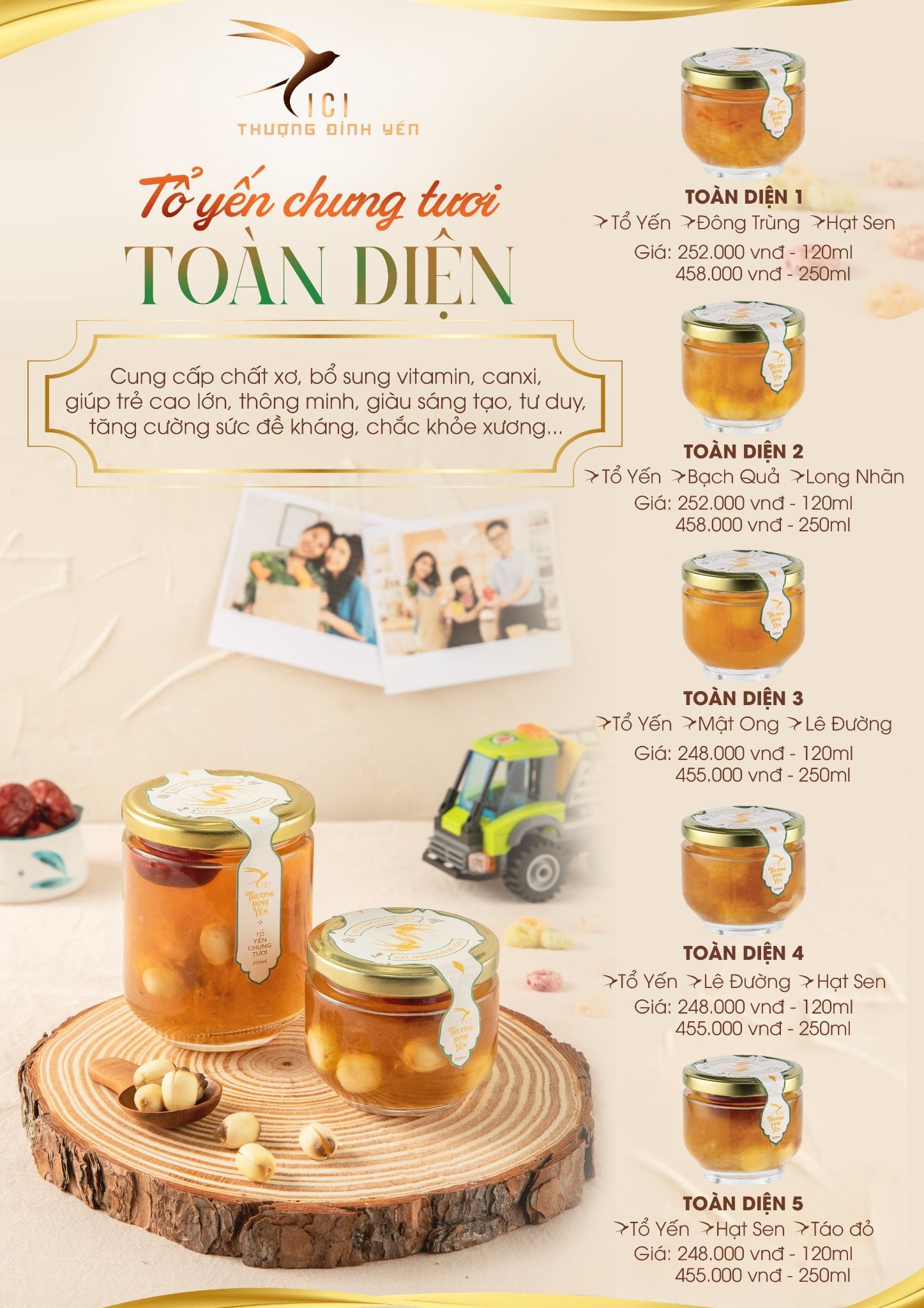  Yến Chưng Toàn Diện ( Dành Cho Trẻ Em ) 