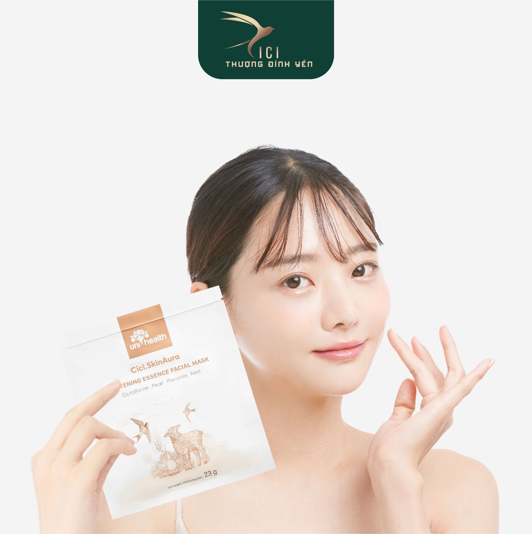  (New) Mặt Nạ Tổ Yến Ngọc Trai Cici.SkinAura 