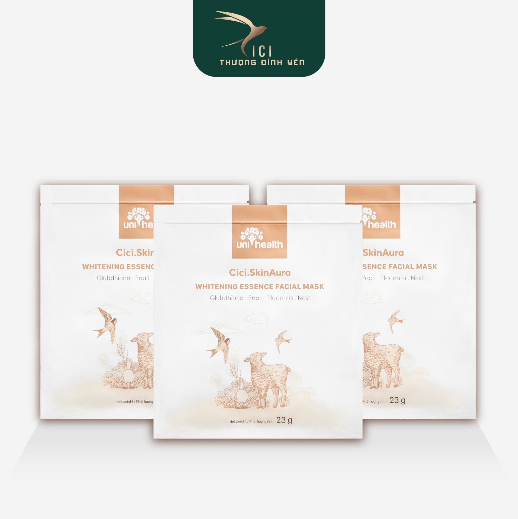  (New) Mặt Nạ Tổ Yến Ngọc Trai Cici.SkinAura 