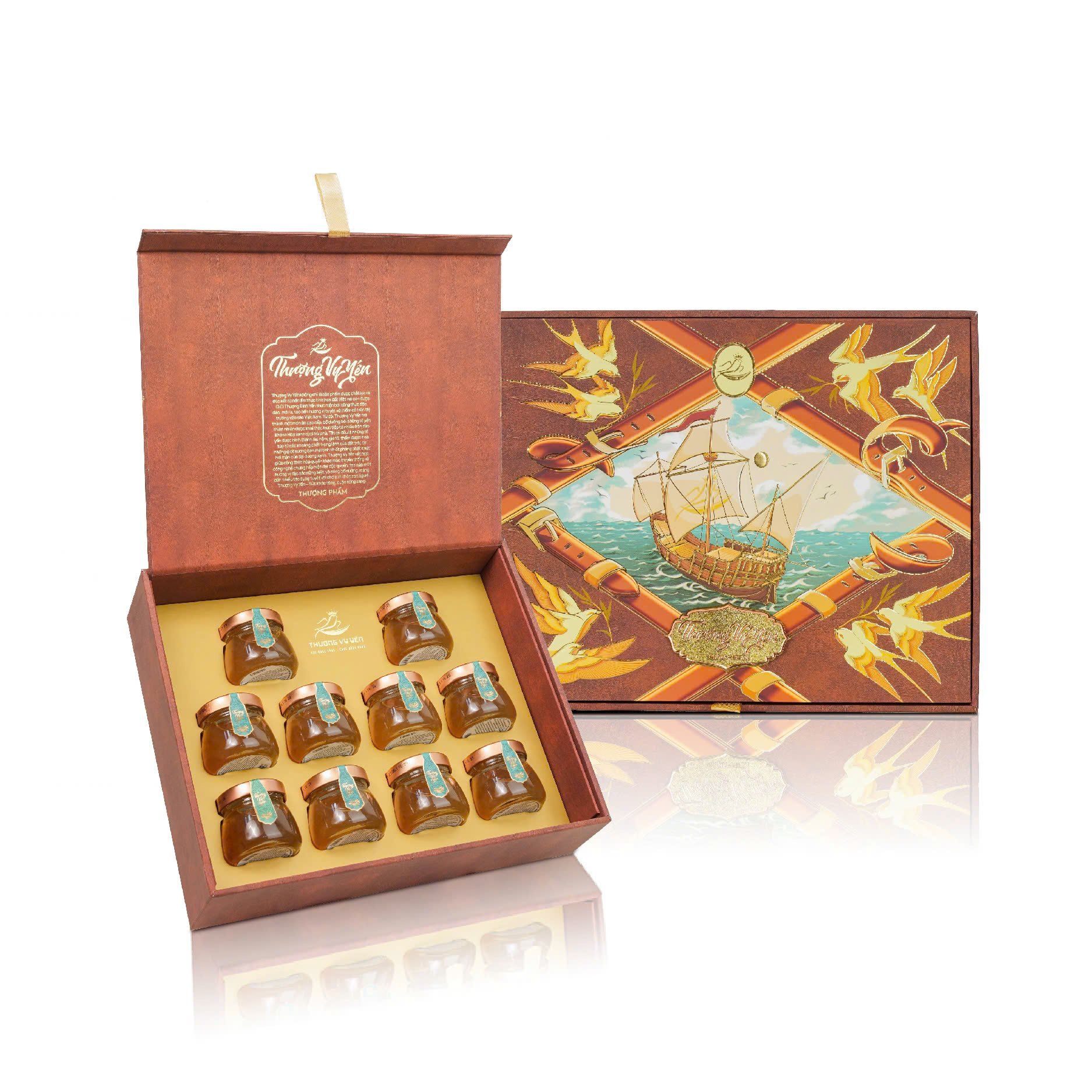  Yến Chưng Đông Trùng - SET 10 Hũ Yến Chưng Thượng Phẩm 