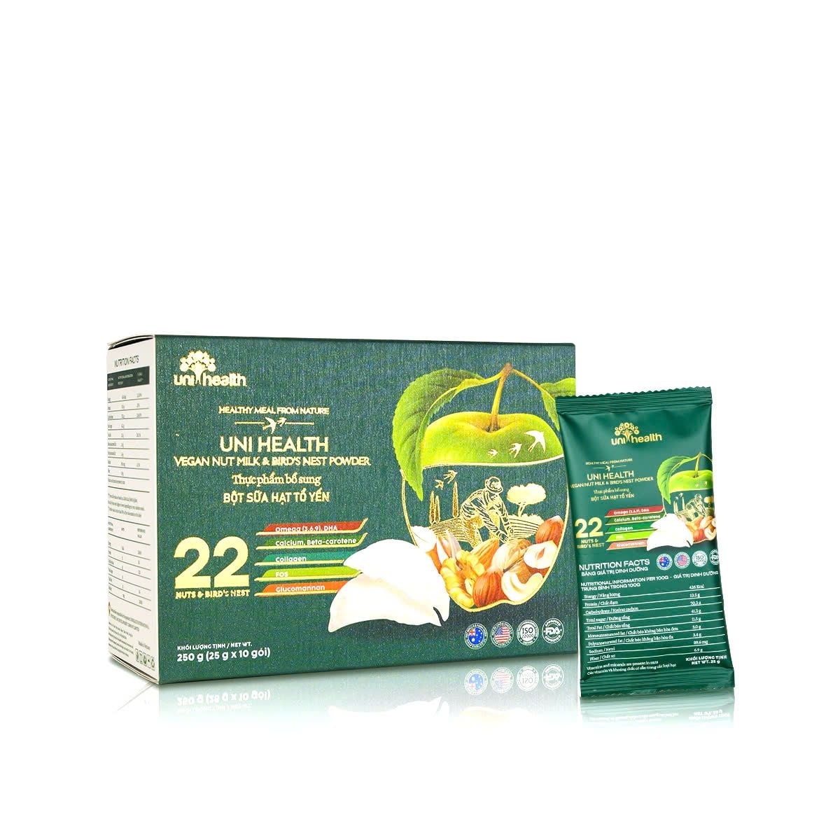  Sữa Hạt Tổ Yến Uni Health 