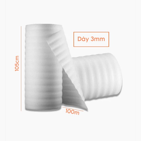  Màng PE FOAM 3mm X 105cm x 100m 