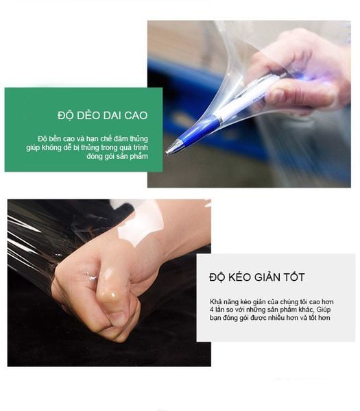  Màng PE 25cm x 1.5kg x 200g(lõi) 