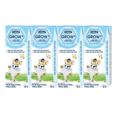 Thùng 48 hộp sữa Tiệt Trùng VPMilk Grow+ Có Đường (110ml/180ml)