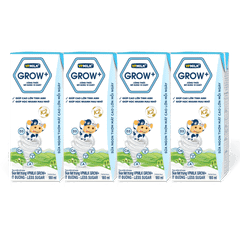 Thùng 48 hộp sữa Tiệt Trùng VPMilk Grow+ Ít Đường (110ml/180ml)