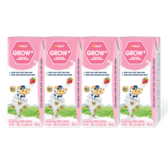 Thùng 48 hộp sữa Tiệt Trùng VPMilk Grow+ Vị Dâu (110ml/180ml)