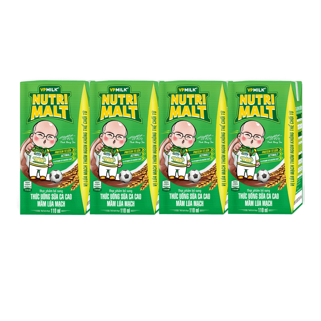 Thùng 48 hộp sữa Ca Cao Mầm Lúa Mạch Đen Nutrimalt đầy đủ dưỡng chất cho trẻ trên 1 tuổi (110ml/180ml)