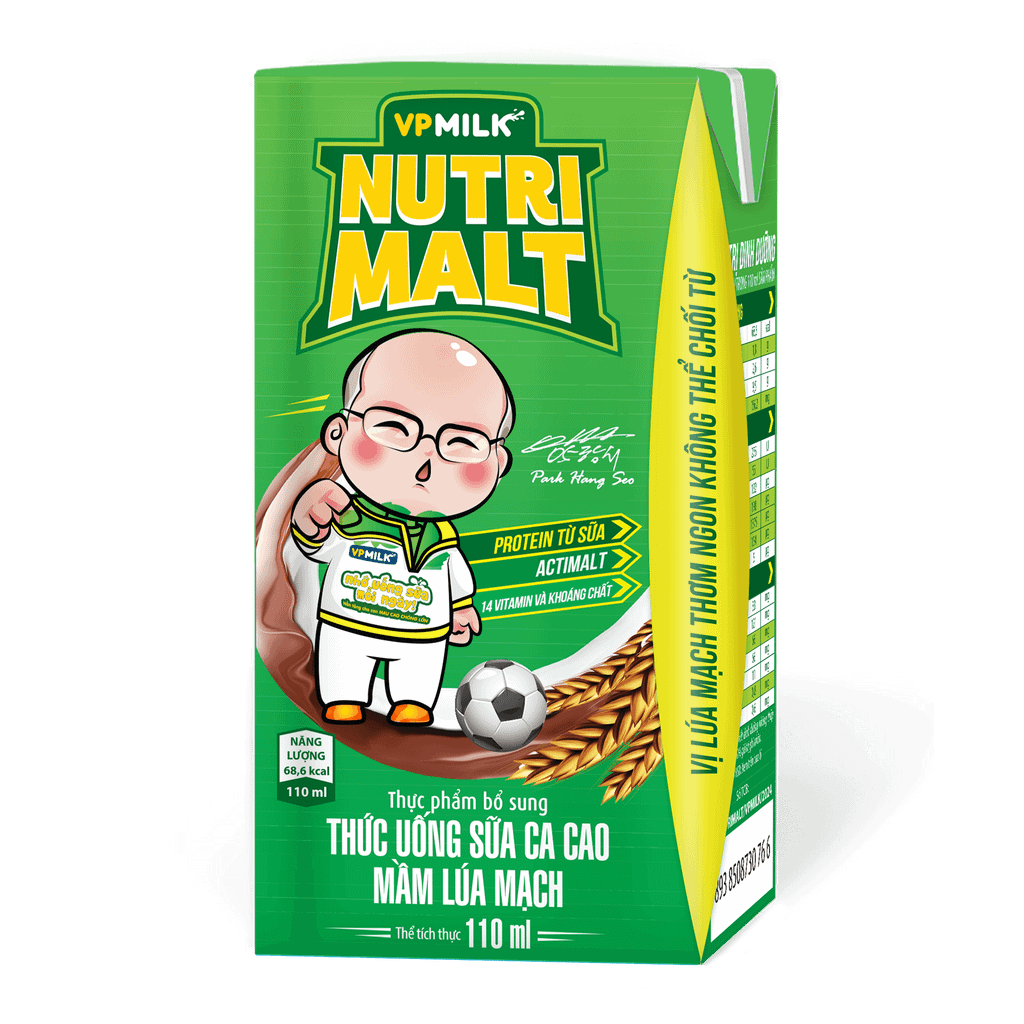 Thùng 48 hộp sữa Ca Cao Mầm Lúa Mạch Đen Nutrimalt đầy đủ dưỡng chất cho trẻ trên 1 tuổi (110ml/180ml)