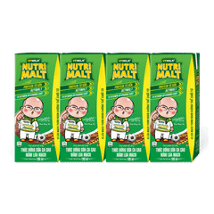 Thùng 48 hộp sữa Ca Cao Mầm Lúa Mạch Đen Nutrimalt đầy đủ dưỡng chất cho trẻ trên 1 tuổi (110ml/180ml)