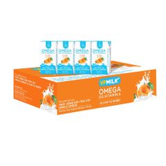 Sữa trái cây VPMILK Omega vị cam tự nhiên hộp 110ml/180ml