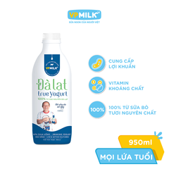 [Date Mua 2 giảm 50%] Sữa chua uống/Sữa chua ăn VPMilk Đà Lạt True Yogurt dinh dưỡng cao - CHỈ GIAO HÀNG TẠI HCM