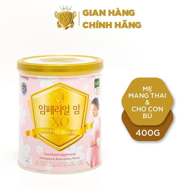 [Date T11.2025] - Sữa Bột XO MOM 400g/800g bổ sung dinh dưỡng cho mẹ bầu trước và sau sinh