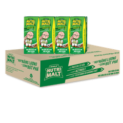 Thùng 48 hộp sữa Ca Cao Mầm Lúa Mạch Đen Nutrimalt đầy đủ dưỡng chất cho trẻ trên 1 tuổi (110ml/180ml)